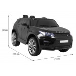 Elektrické autíčko Land Rover Discovery - nelakované - čierne
